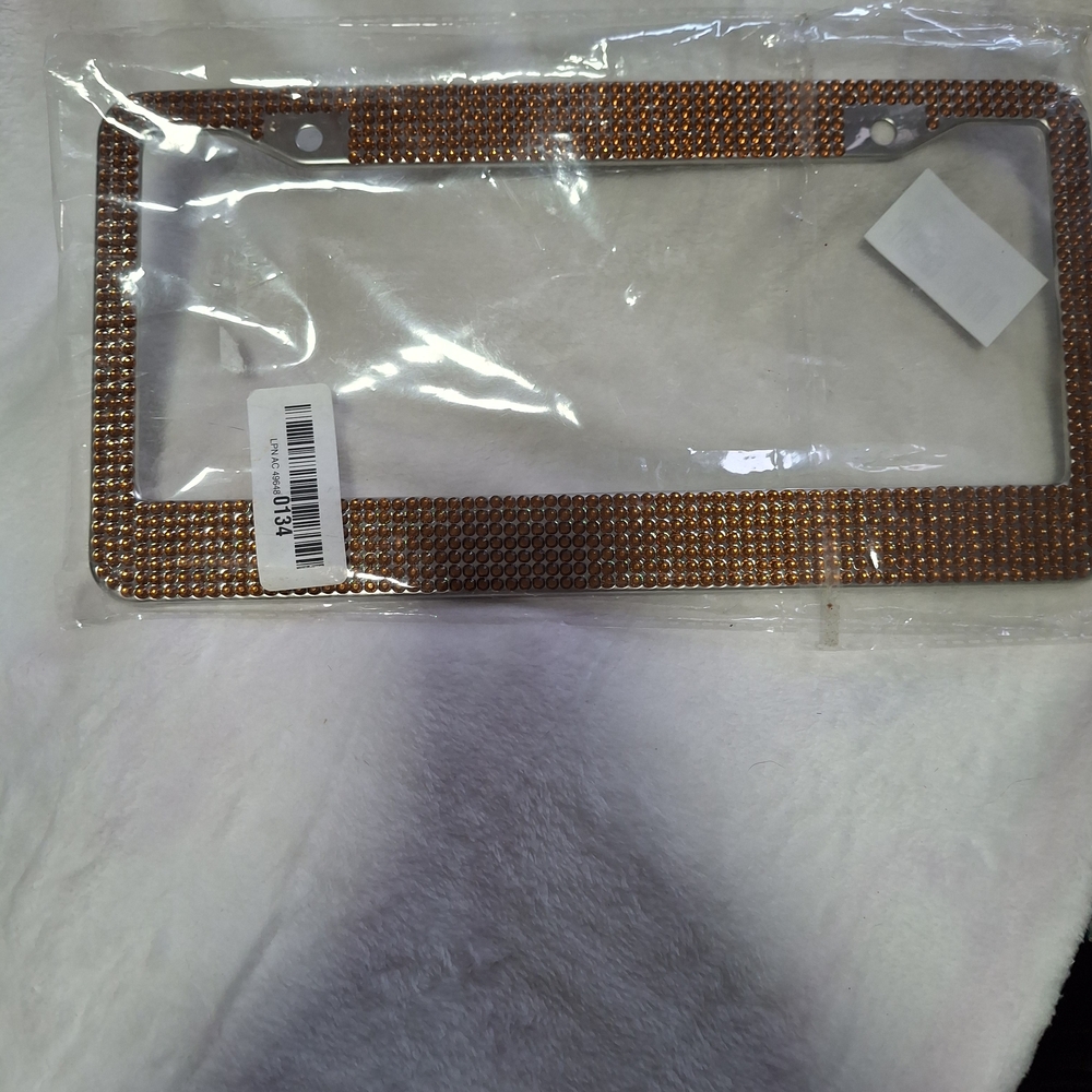 Rhinestone License Plate Frame